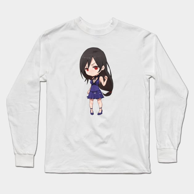 Final Fantasy 7 Remake - Tifa Lockhart (2nd Dress version) Long Sleeve T-Shirt by Anime Access